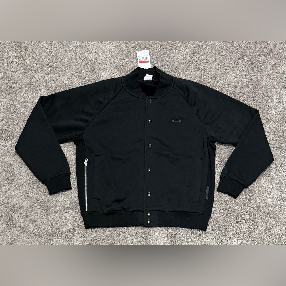 Nike LeBron Standard Issue Therma-FIT Jacket Black FZ1034-010 Mens Size Large